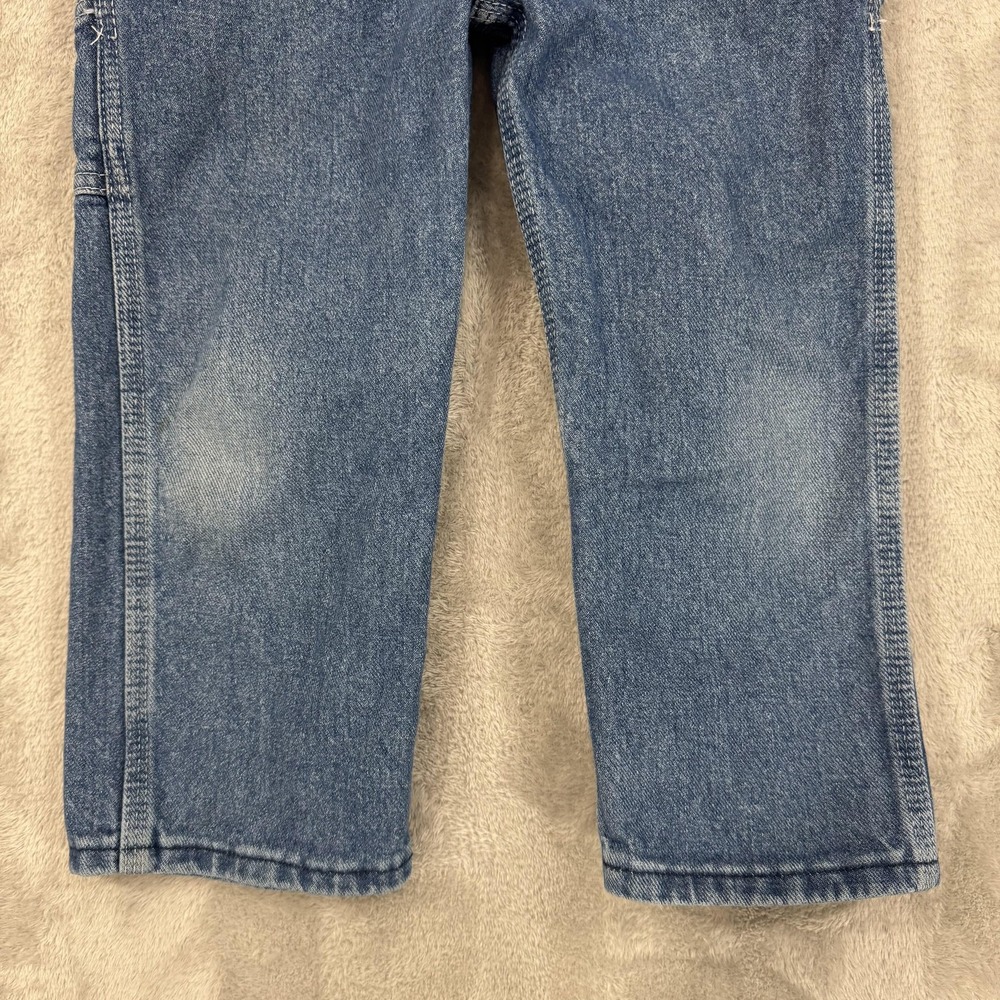 Dickies Bib Overalls Kids S Blue Denim Carpenter Play Farm Work School Casual - Picture 6 of 16